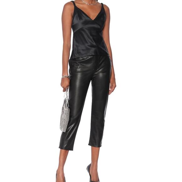 RtA Livia 100% Silk And Stretch-tulle Bodysuit - Black - Picture 4 of 15